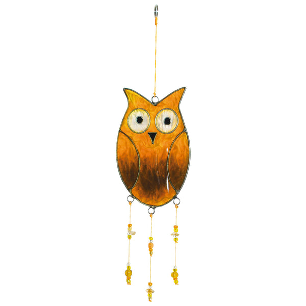 Owl mobile yellow 28cm
