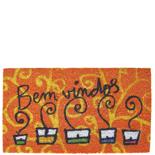 Felpudo velas "bemvindos"
