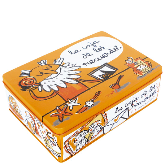 Boite en métal "la boite à souvenirs"