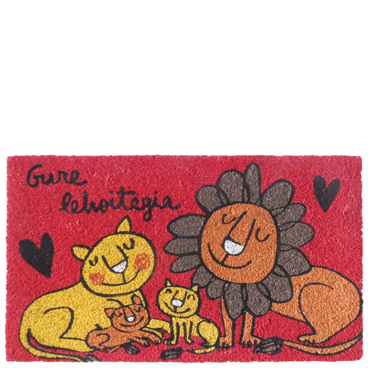 Felpudo rojo "gure lehoitegia"
