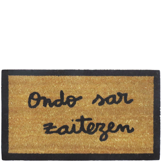 Felpudo "ondo sar zaitezen"