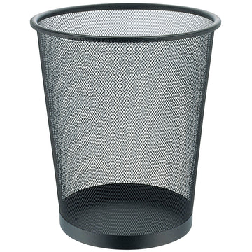 Waste paper bin black 16L.