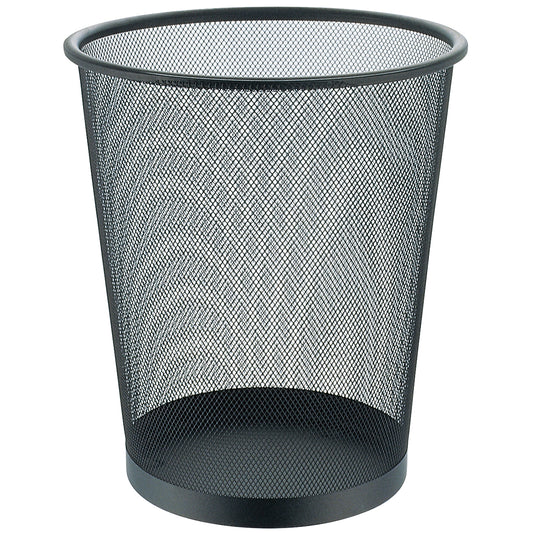 Papelera escritorio negra 16L.