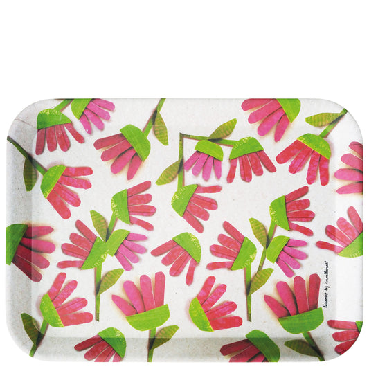 Bandeja de mesa "flores rosa"