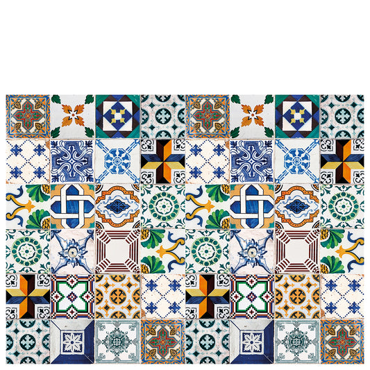 Vinyl mat for kids "Ceramic Patchwork"