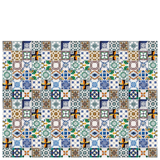 Vinyl mat "Ceramic Patchwork"