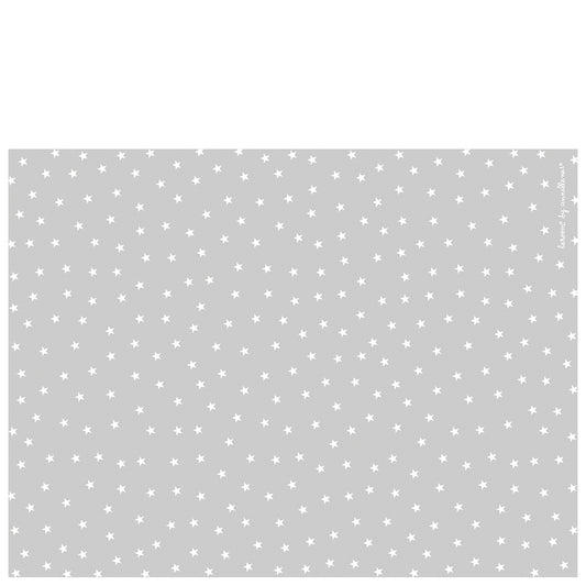 Tapis en vinyle pour enfants "Etoiles" gris