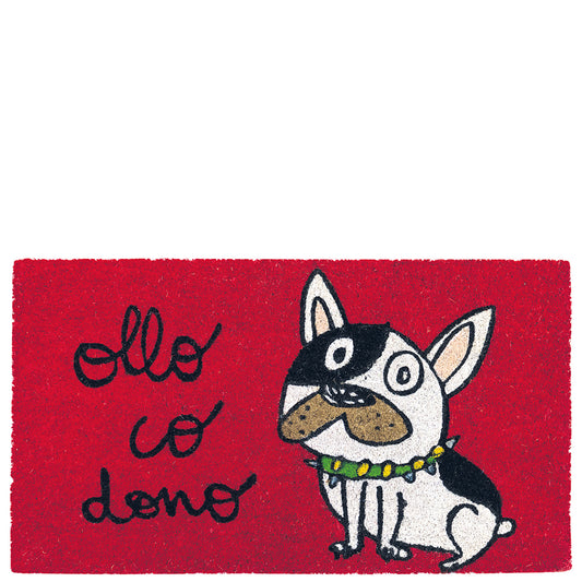 Felpudo "ollo co dono" rojo