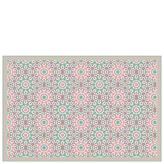 Vinyl mat for kids "Casablanca" mosaic