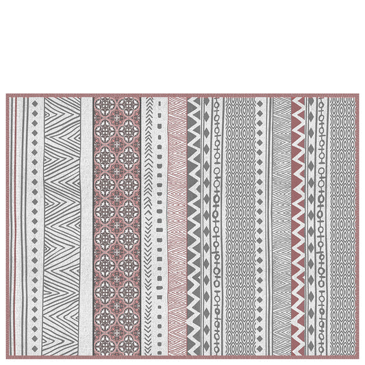 Vinyl mat for kids "Asilah" deep red