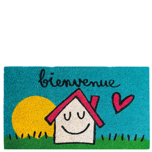 Felpudo casa & sol "bienvenue"
