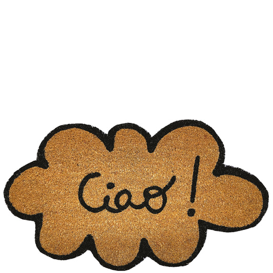Felpudo forma nuve "ciao"