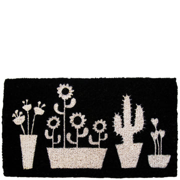 Doormat cactus black