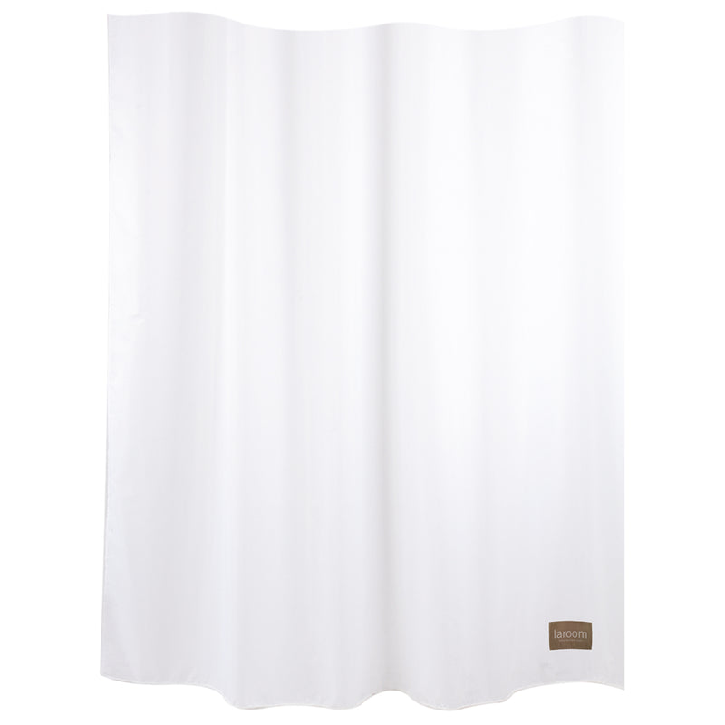 Bath curtain "plain" white polyester