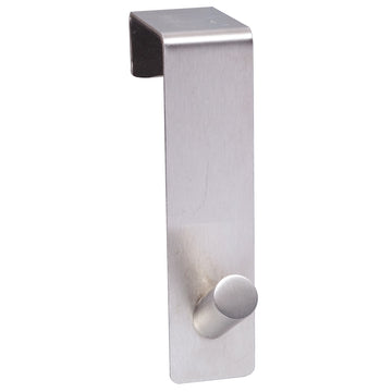 Ensemble de 4 accroche-portes en acier inoxydable (largeur de porte max. 2 cm)