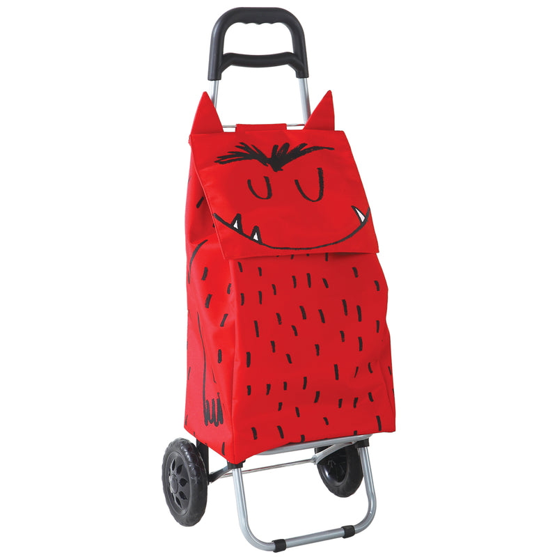 Shopping trolley "The Colour Monster" red 37 liters