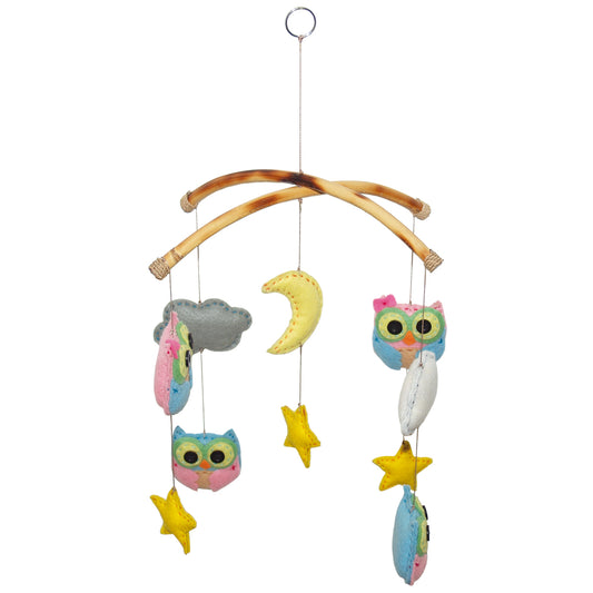 Móvil búhos & estrellas 42cm