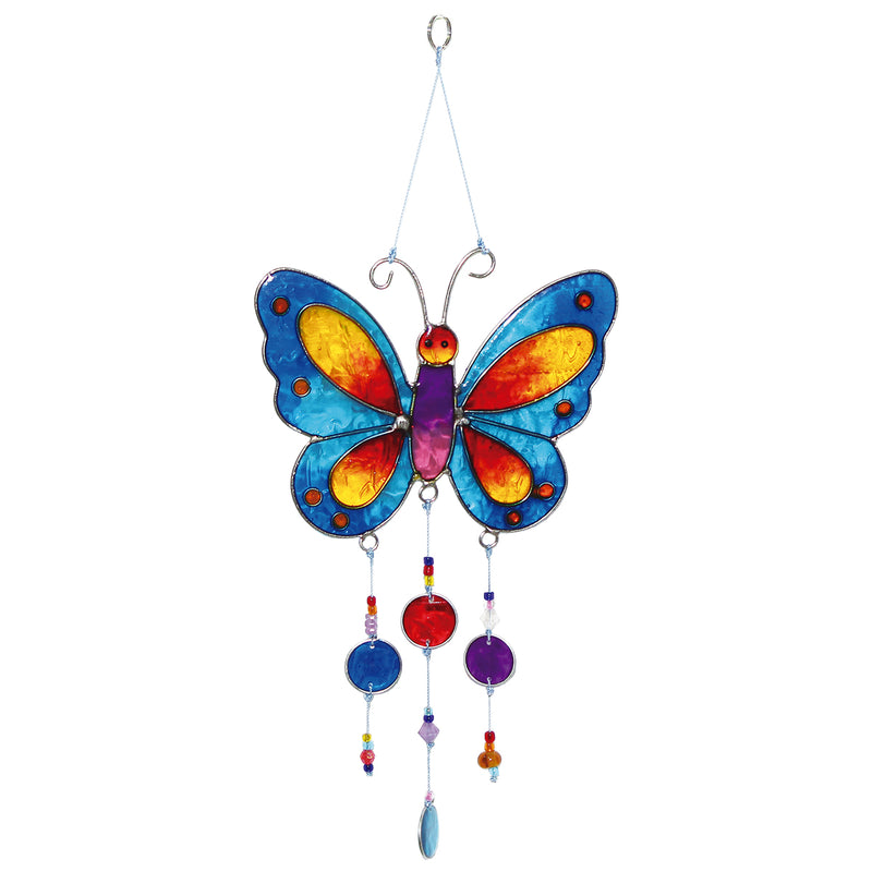 Butterfly mobile azul 29cm