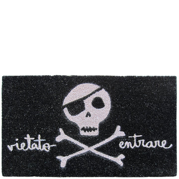 Doormat "vietato entrare" black