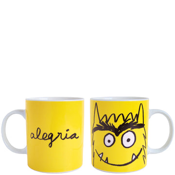 Mug "The Colour Monster - alegría (happiness)" yellow