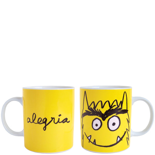 Mug "Le Monstre des Couleurs - alegría (bonheur)" jaune