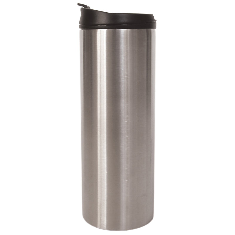 Double wall Vacuum Flask for liquids 400ml. Stainless steel & anti-drip cap