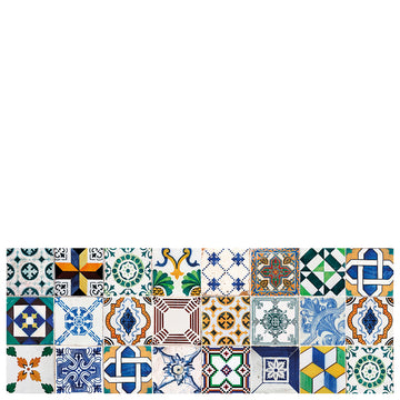 vinyl kitchen mat ceramic patchwork