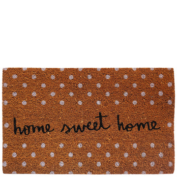 Doormat "home sweet home" brown