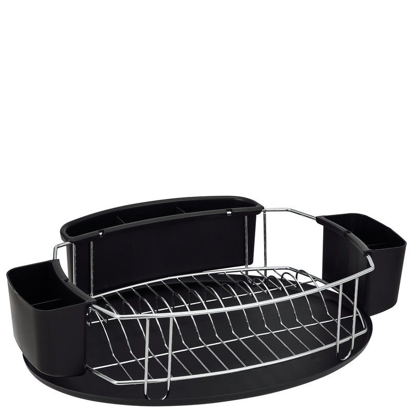 Dish rack with cutlery holder & accesories large