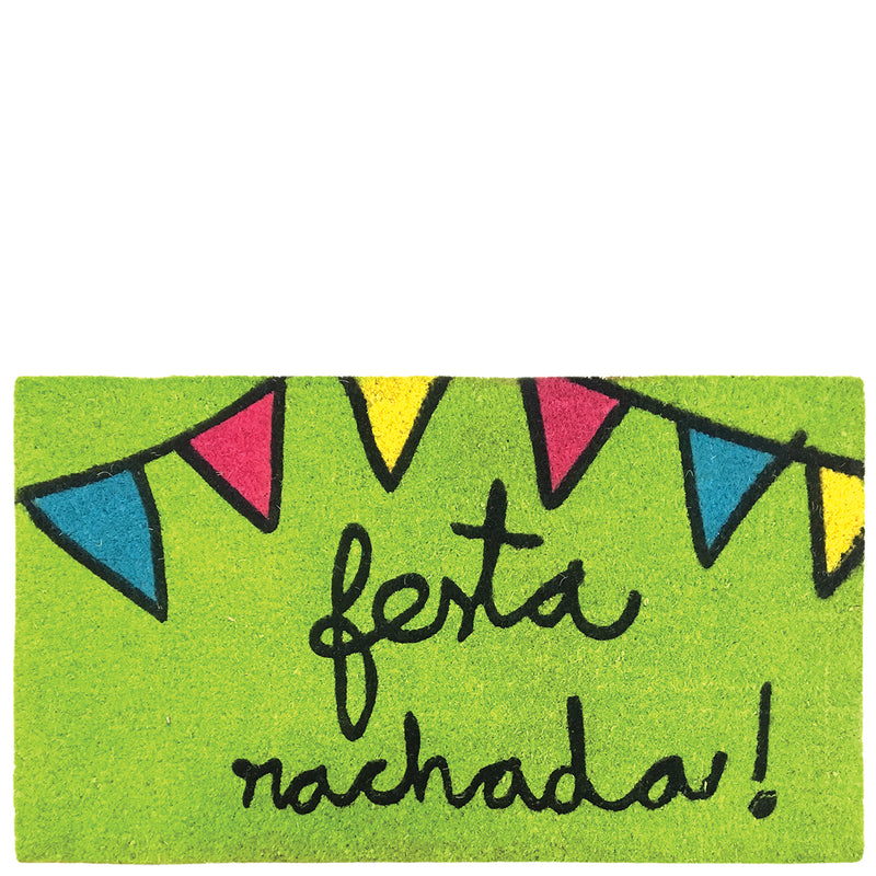 Doormat "festa rachada!" green