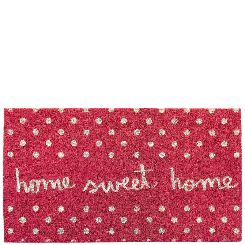 Doormat "home sweet home" pink