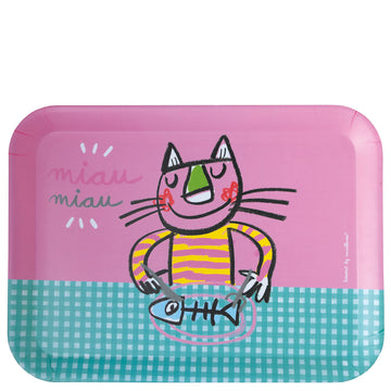 Plateau "chat miaou miaou"