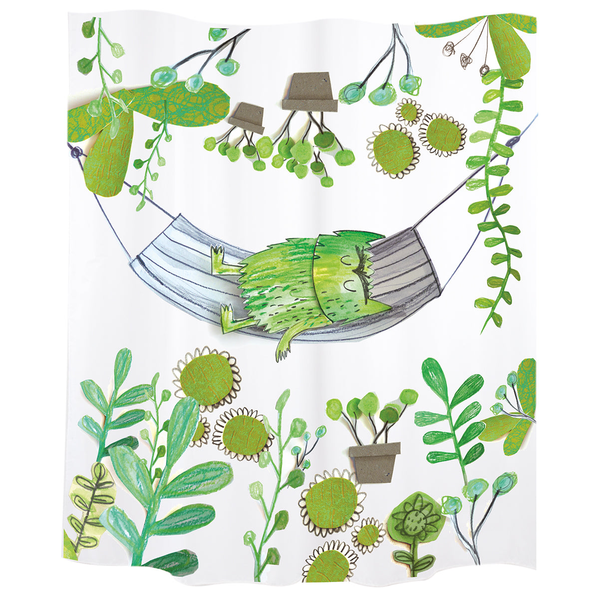 Laroom 13559 – Zerbino Hier ES celebra Tot., Colore: Verde Laroom 13559 – Zerbino Hier ES celebra Tot., Colore: Verde