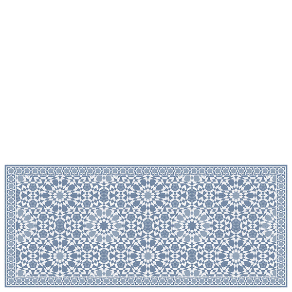 vinyl kitchen mat casablanca azul