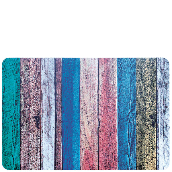 Tovaglietta "tavole di legno colorate" 30x45cm