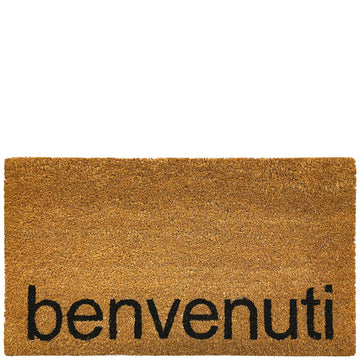 Doormat "benvenuti" natural